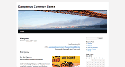Desktop Screenshot of dangerouscommonsense.org